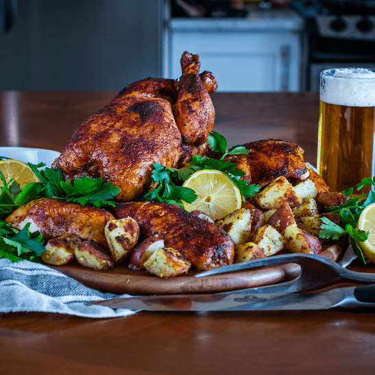 ROTISSERIE ROASTED CHARCOAL CHICKEN RECIPE