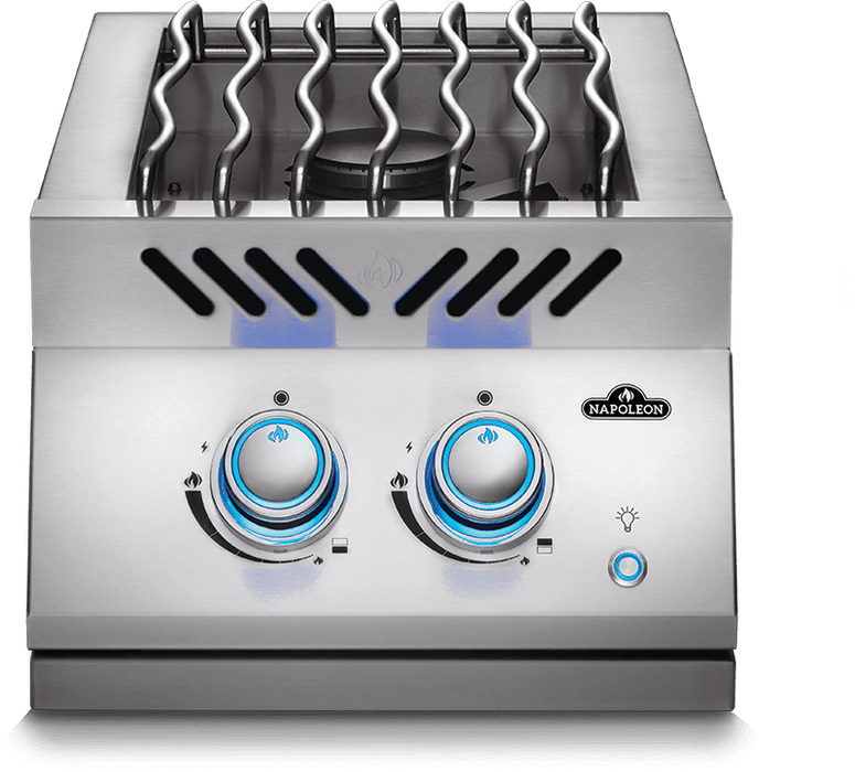 Napoleon 700 Series 12-Inch Built-In Inline Dual Range Burner BIB12RT Propane BIB12RTPSS