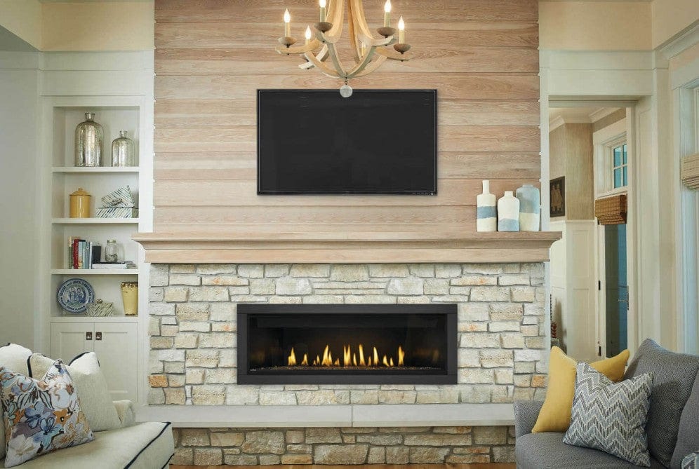 Napoleon Ascent Linear 56-Inch Direct Vent Fireplace, Natural Gas, Electronic Ignition | BL56NTE Natural gas BL56NTE
