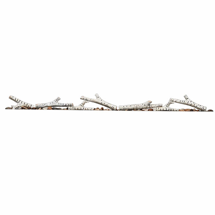 Napoleon Birch Log Set with Rocks for Entice 50 NEF-BLRAK50 NEF-BLRAK50