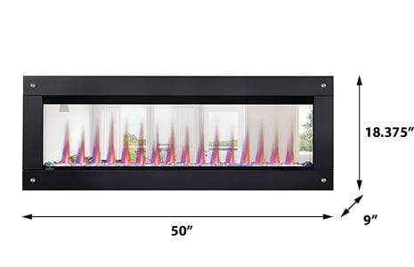 Napoleon Black Surrounds for 2-Inch x 4-Inch Wall (for Both Sides) for CLEARion Elite 50 NEFBD50HE-DTRM NEFBD50HE-DTRM