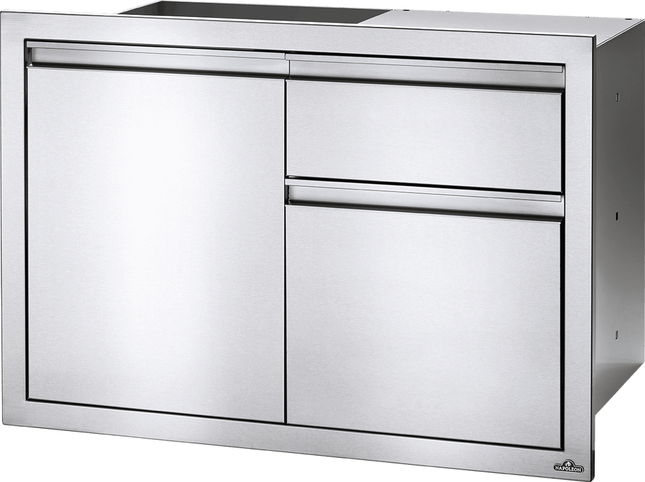 Napoleon Built-In 36-Inch X 24-Inch Single Door & Standard Drawer BI-3624-1D2DR BI-3624-1D2DR