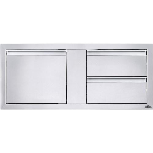 Napoleon Built-In 42-Inch X 16-Inch Single Door & Double Drawer Cabinet BI-4216-1D2DR BI-4216-1D2DR