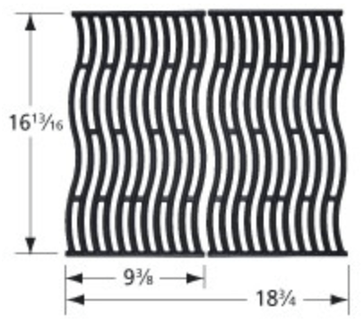 Napoleon Cast Iron Cooking Grids (2 pcs) for Triumph 325 Models | S83004 S83004