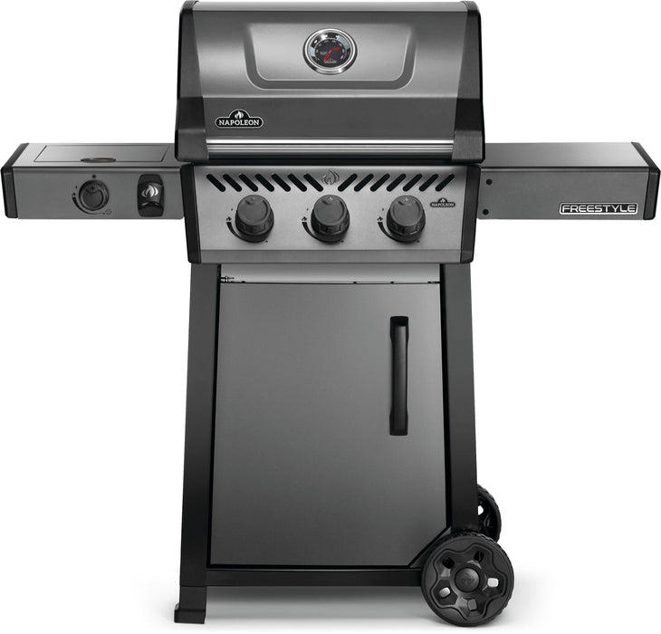 Napoleon Freestyle 365 3-Buner Grill with Side Burner Propane / Graphite Grey F365DSBPGT-ECP