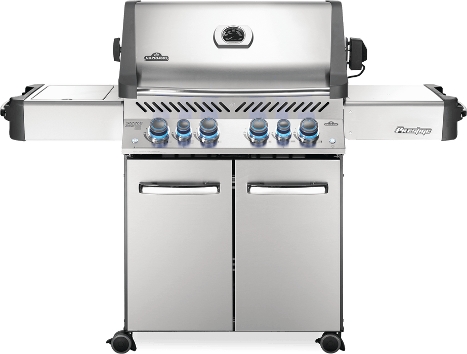 Napoleon Prestige 500 RSIB Grill with Infrared Side & Rear Burners P500RSIB-3 Propane / Stainless Steel P500RSIBPSS-3