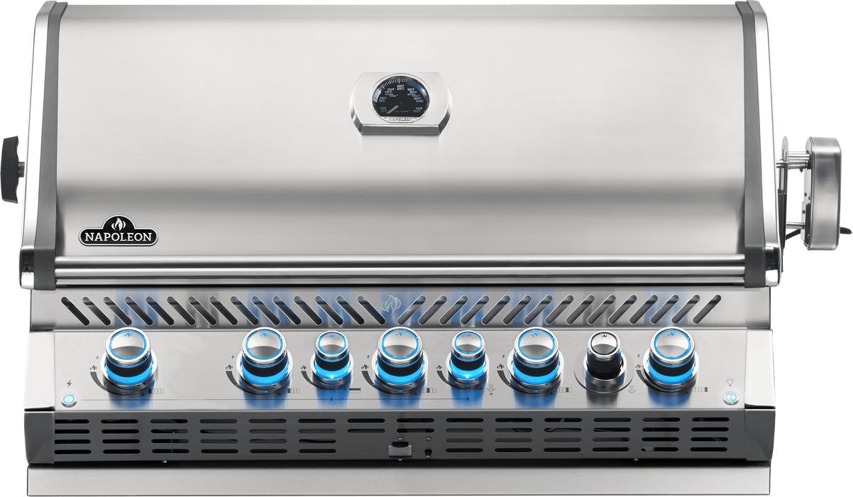Napoleon Prestige PRO 665 RB Built-In Grill with Infrared Rear Burner BIPRO665RB-3 Propane / Stainless Steel BIPRO665RBPSS-3