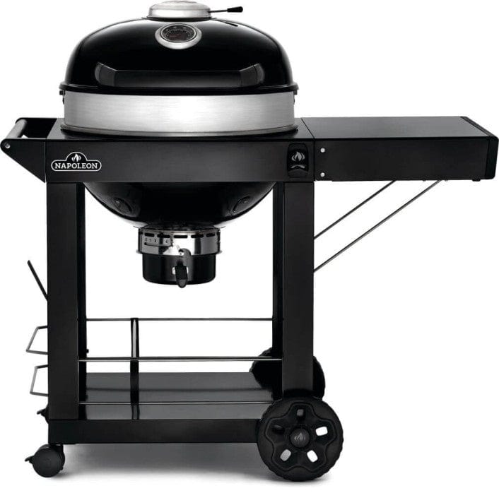 Napoleon PRO Charcoal Kettle 22-Inch Grill with Cart PRO22K-CART-3 Charcoal / Black PRO22K-CART-3