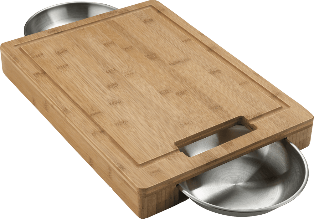 Napoleon PRO Cutting Board with Stainless Steel Bowls 70012 70012