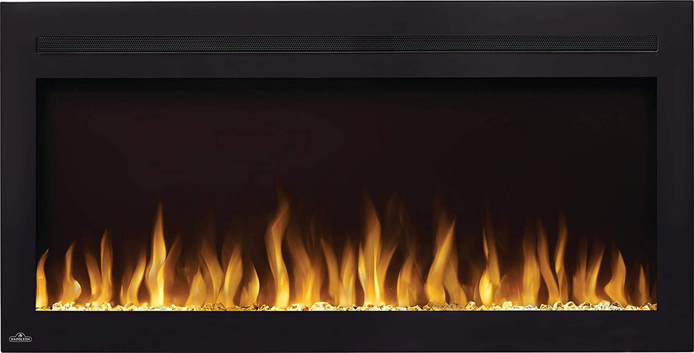 Napoleon Purview 42-Inch Wall-Hanging Electric Fireplace, Black NEFL42HI NEFL42HI