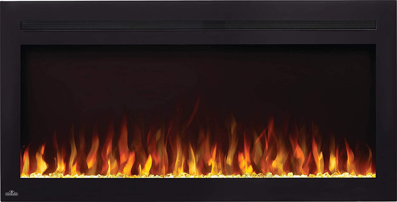 Napoleon Purview 42-Inch Wall-Hanging Electric Fireplace, Black NEFL42HI NEFL42HI
