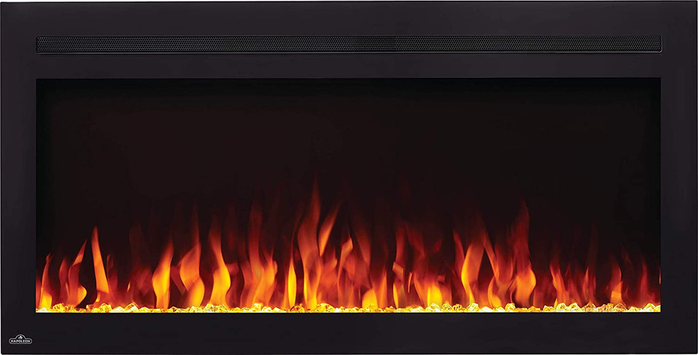 Napoleon Purview 42-Inch Wall-Hanging Electric Fireplace, Black NEFL42HI NEFL42HI