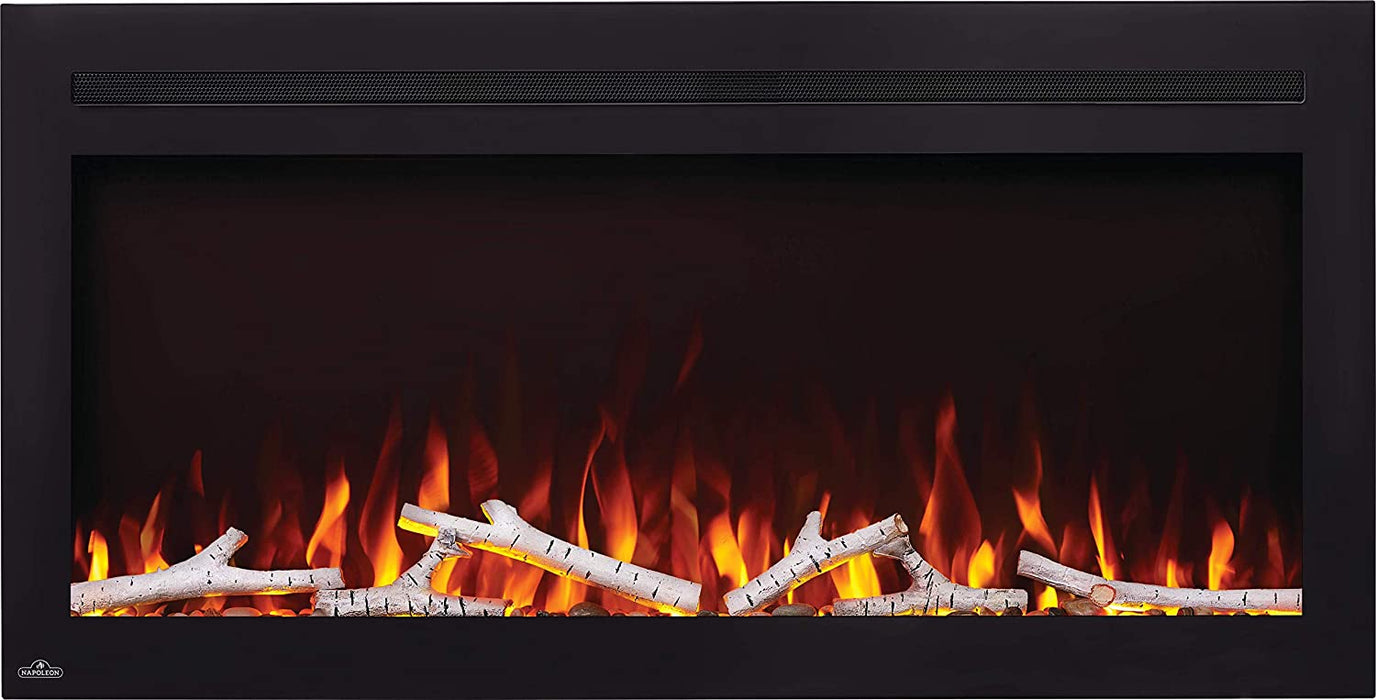 Napoleon Purview 42-Inch Wall-Hanging Electric Fireplace, Black NEFL42HI NEFL42HI
