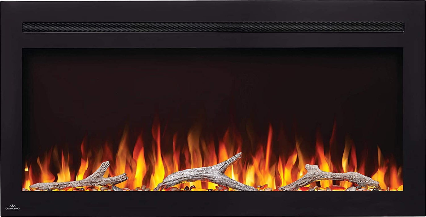 Napoleon Purview 50-Inch Wall-Hanging Electric Fireplace Black NEFL50HI NEFL50HI