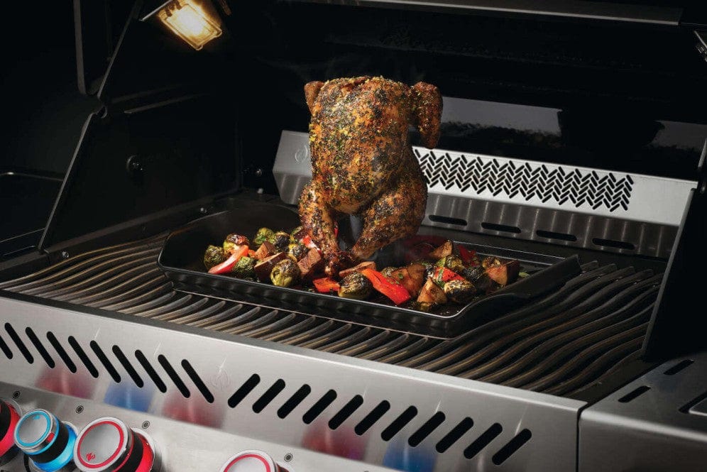 Napoleon Roasting Pan & Beer Can Chicken Roaster Set 70150 70150