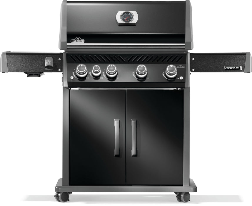 Napoleon Rogue PRO 525 Gas Grill with Infrared Side Burner, Black | RP525SIB-2