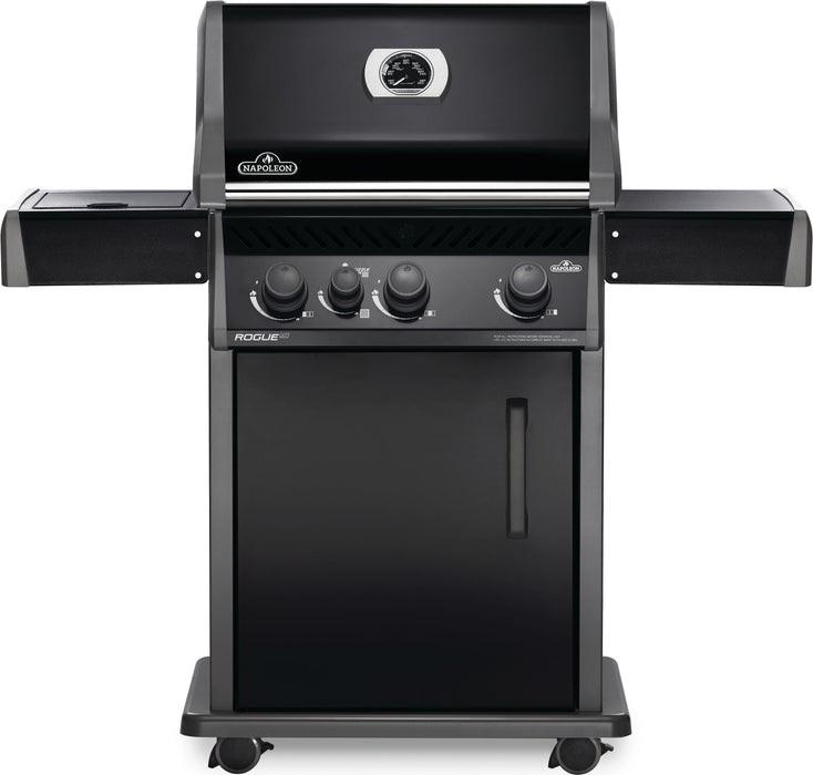 Napoleon Rogue XT 425 SIB 3-Burner Grill with Infrared Side Burner | RXT425SIB-1 Black / Natural Gas RXT425SIBNK-1