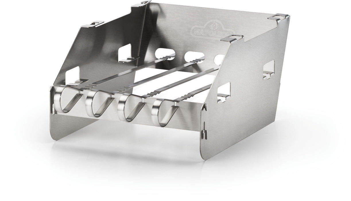 Napoleon Sizzle Zone Side Burner Windshield & Skewer Rack 71302 Small 71302