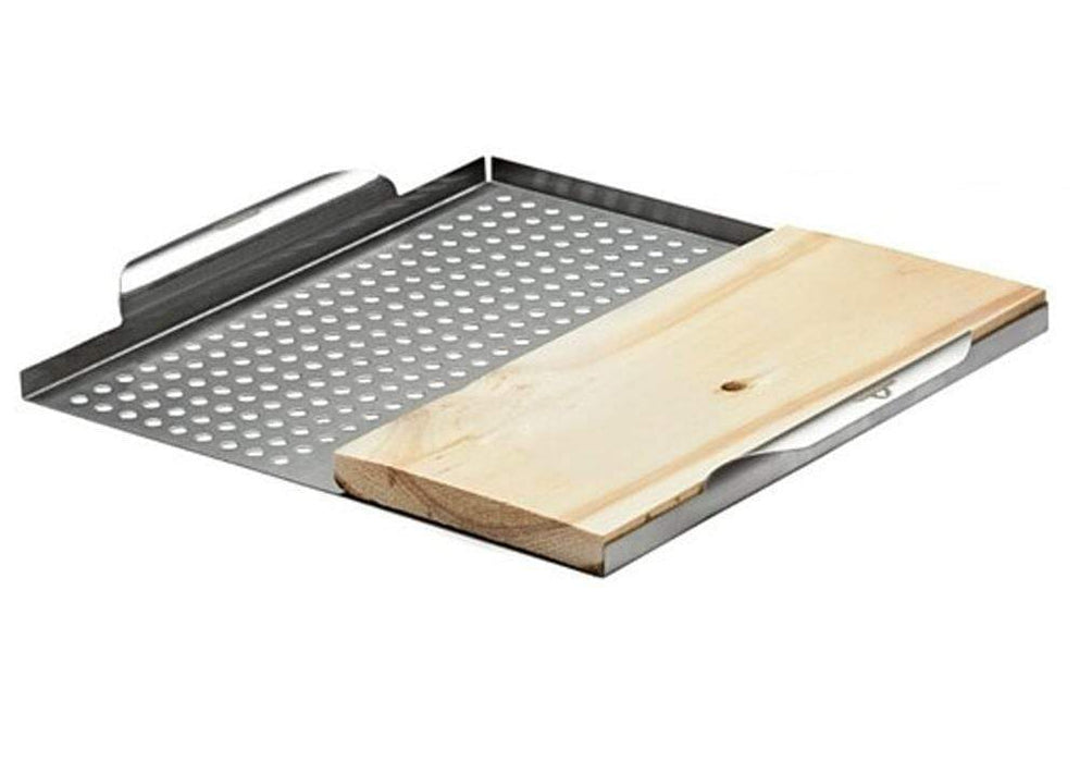 Napoleon Stainless Steel Multi-Functional Topper with Cedar Plank 70026 70026