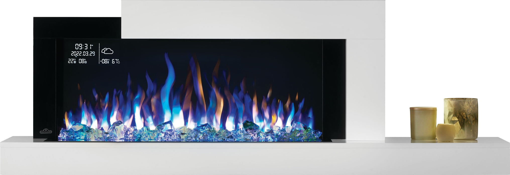 Napoleon Stylus Elite Wall Mount Smart Electric Fireplace NEFP32-5019W-IOT NEFP32-5019W-IOT