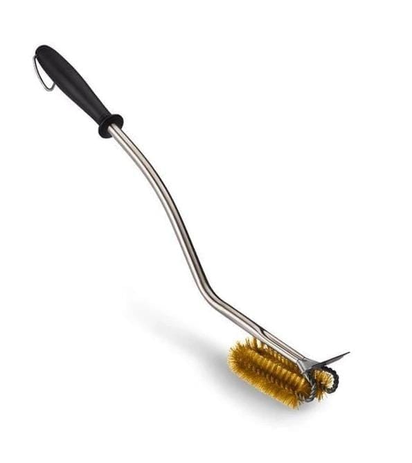 Napoleon Super WAVE Brass Bristle Grill Brush with Scraper | 62013 62013