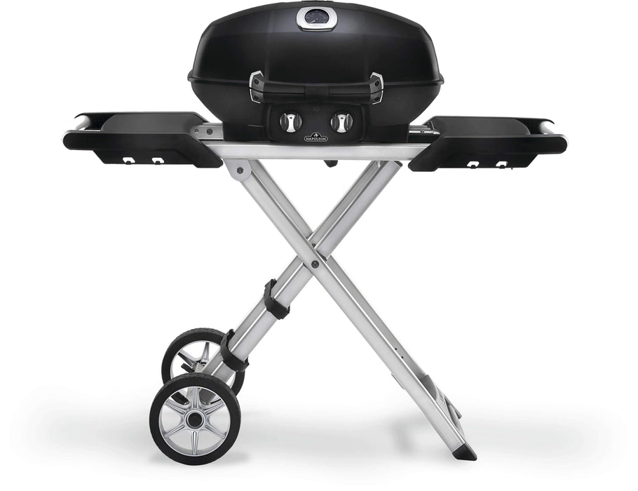 Napoleon TravelQ PRO 285X (Black) Portable Propane Grill with Scissor Cart PRO285X-BK Propane / Black PRO285X-BK