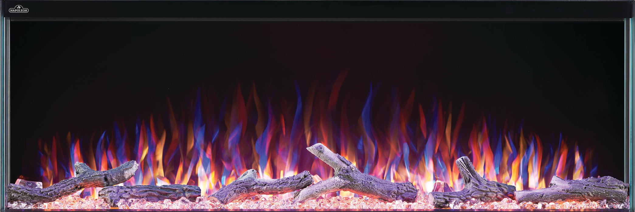 Napoleon TRIVISTA Pictura 50-Inch Three-Sided Wall Hanging Electric Fireplace NEFL50H-3SV NEFL50H-3SV