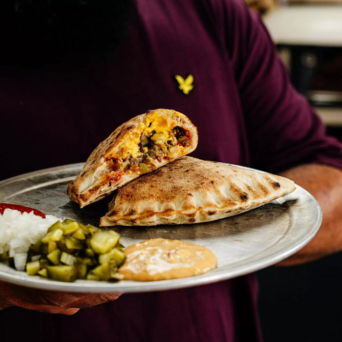 Chopped Cheese Calzone