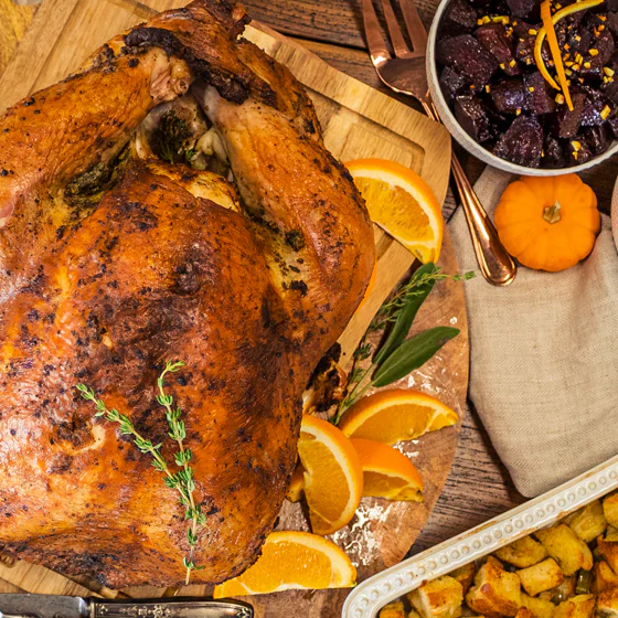 CHARCOAL ROASTED TURKEY RECIPE